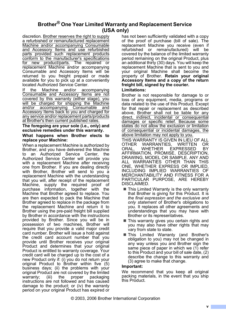 Brother | Brother Fax 1360 User Manual | Page 7 / 118