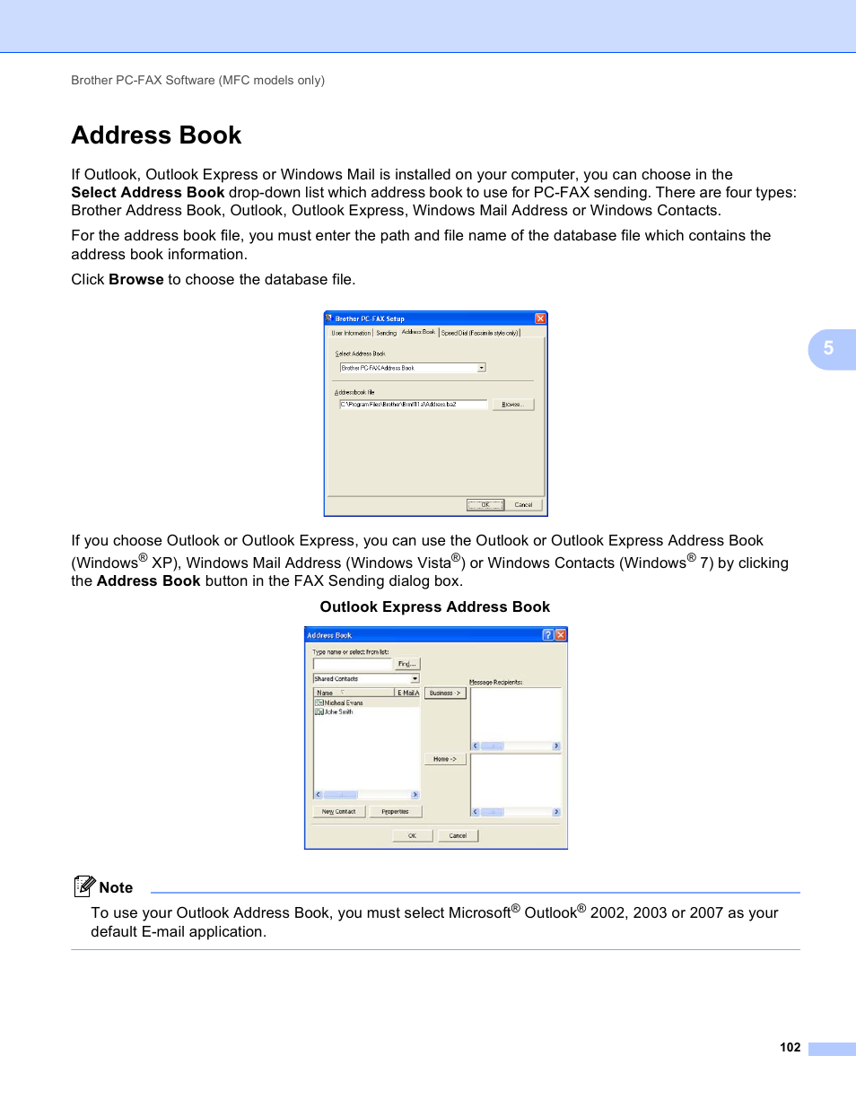 Address book | Brother MFC-J825DW User Manual | Page 111 / 248