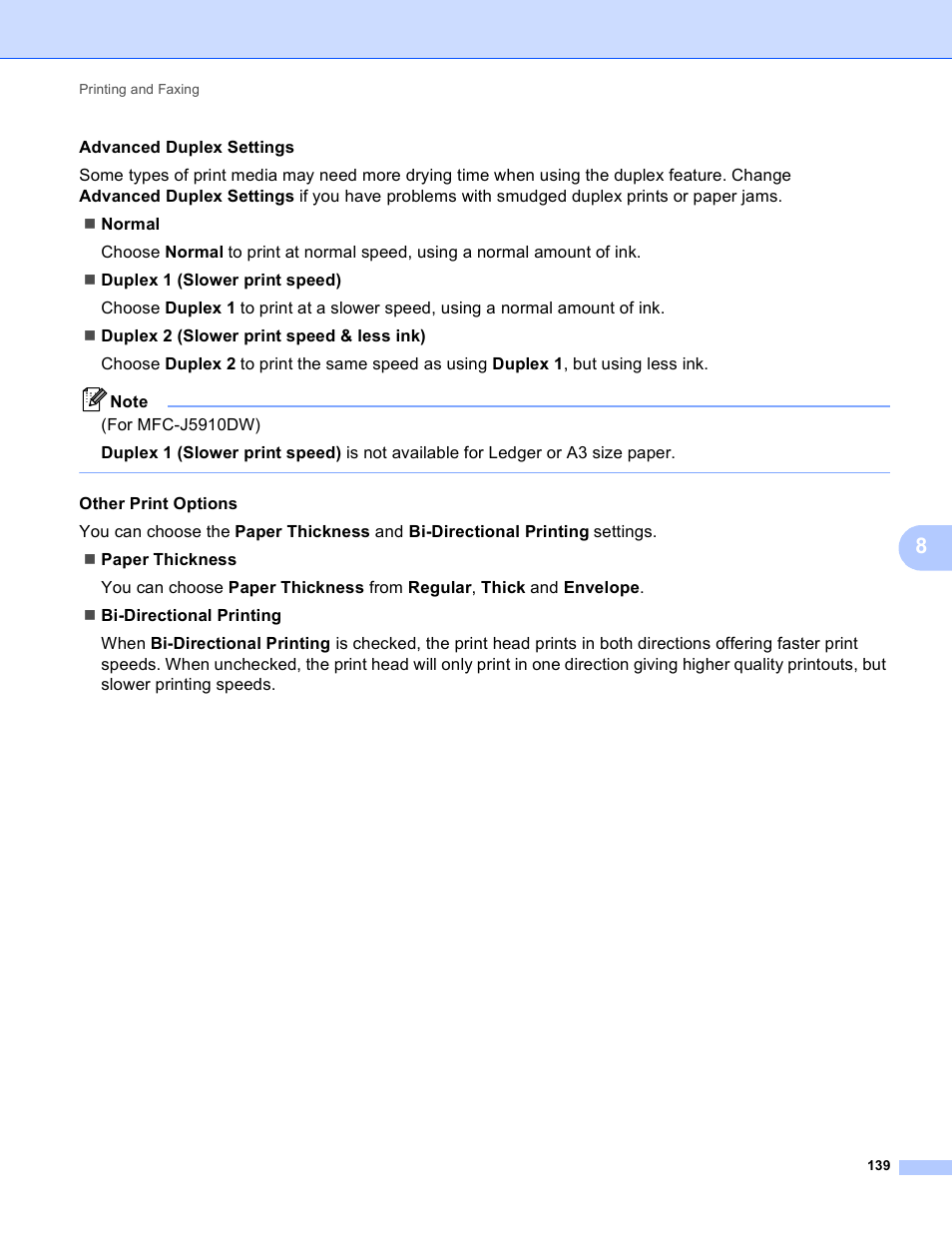 Brother MFC-J825DW User Manual | Page 148 / 248