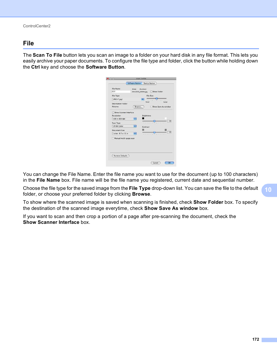 File, 10 file | Brother MFC-J825DW User Manual | Page 181 / 248