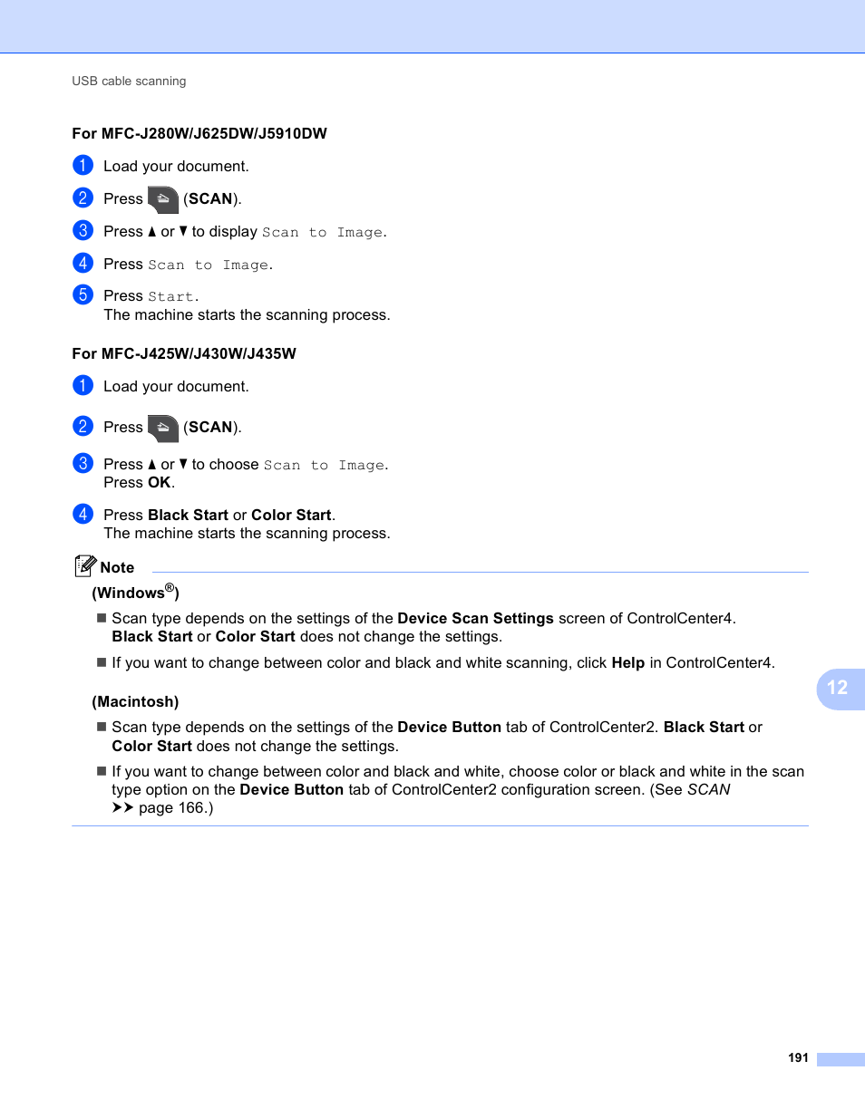 Brother MFC-J825DW User Manual | Page 200 / 248