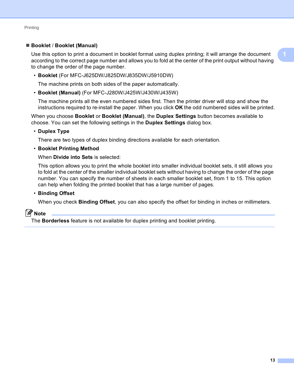 Brother MFC-J825DW User Manual | Page 22 / 248
