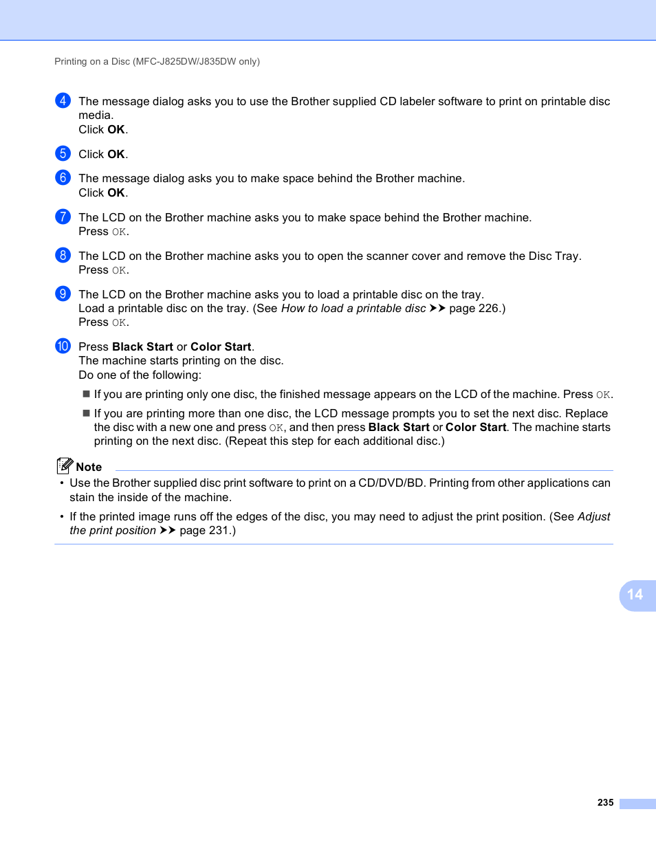 Brother MFC-J825DW User Manual | Page 244 / 248