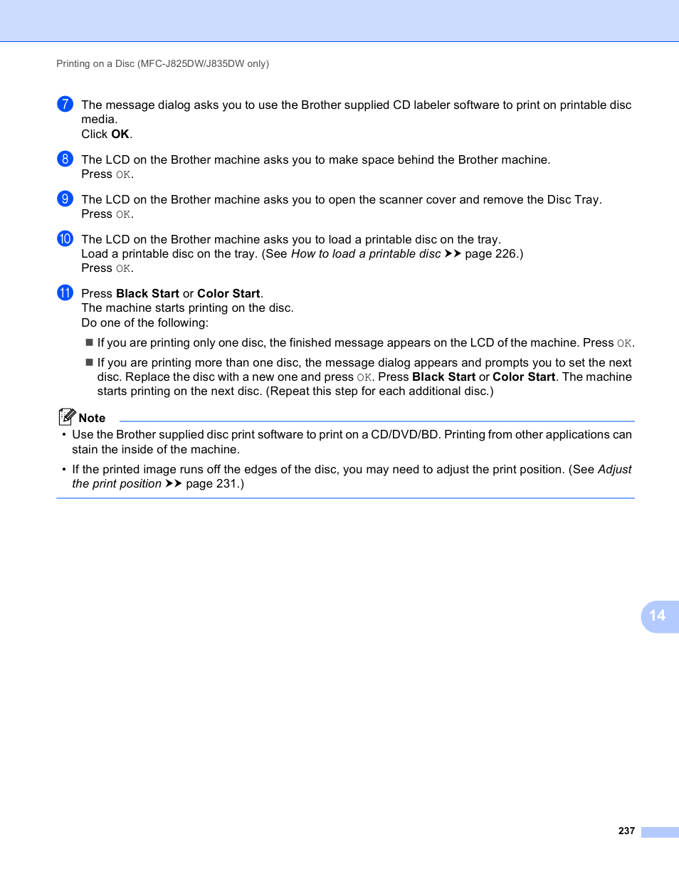 Brother MFC-J825DW User Manual | Page 246 / 248
