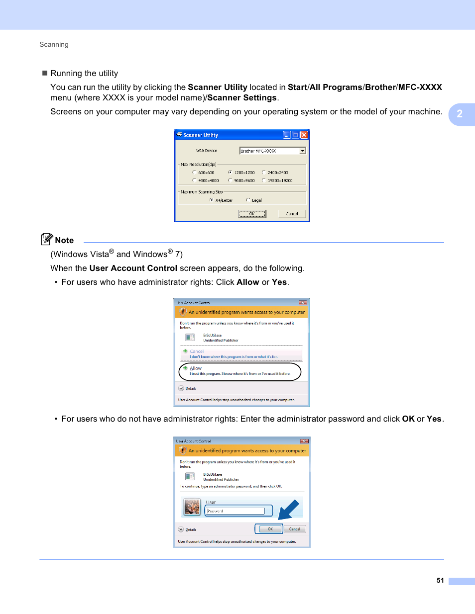 And windows | Brother MFC-J825DW User Manual | Page 60 / 248