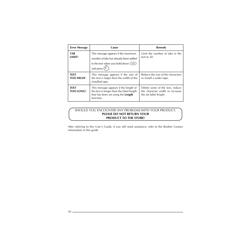 Brother PT-1910 User Manual | Page 58 / 114