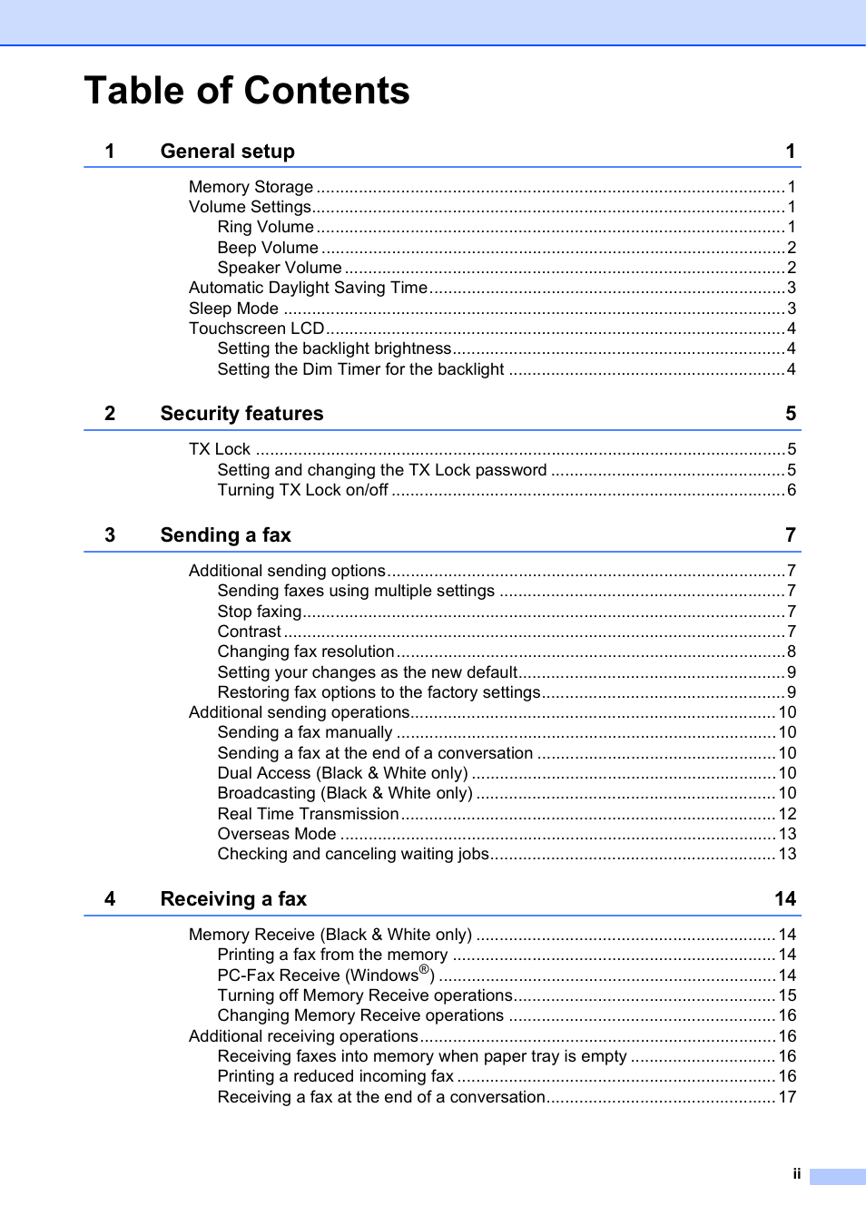 Brother MFC-J285DW User Manual | Page 3 / 54