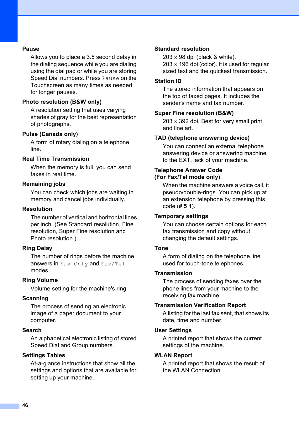 Brother MFC-J285DW User Manual | Page 50 / 54