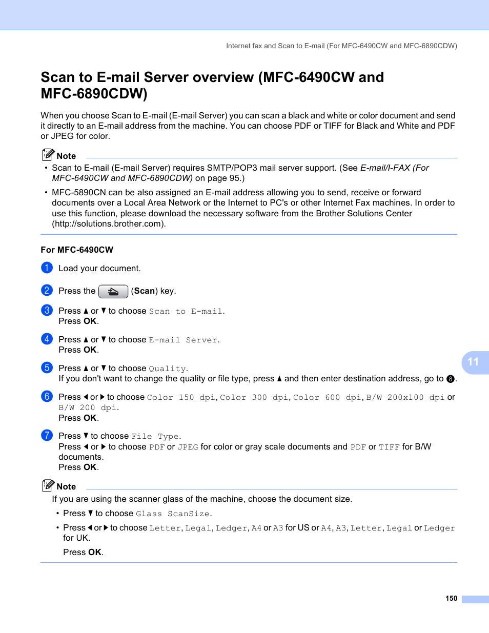 Brother MFC-5890CN User Manual | Page 160 / 199