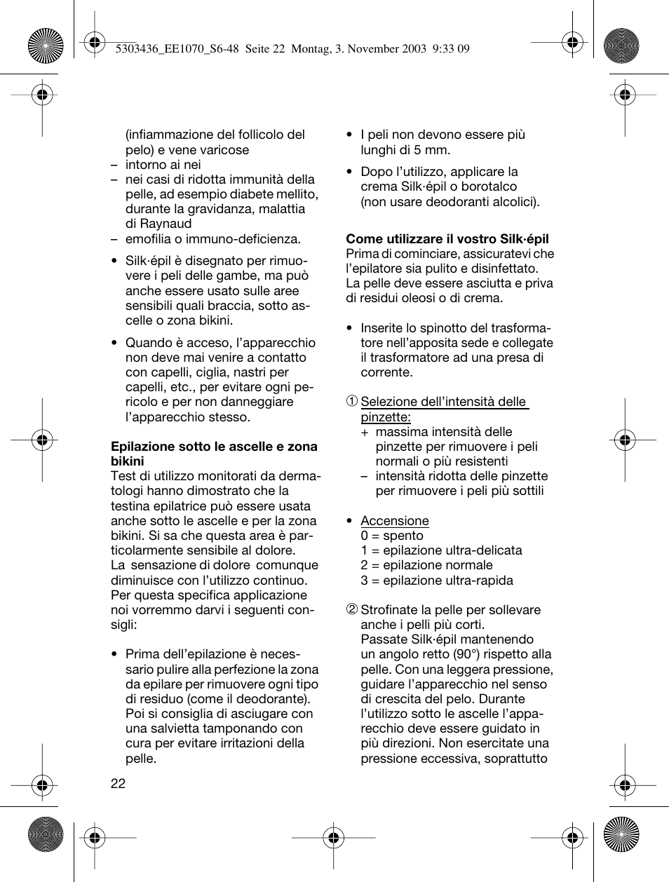 Braun EE1070 Silk-épil SuperSoft User Manual | Page 21 / 43