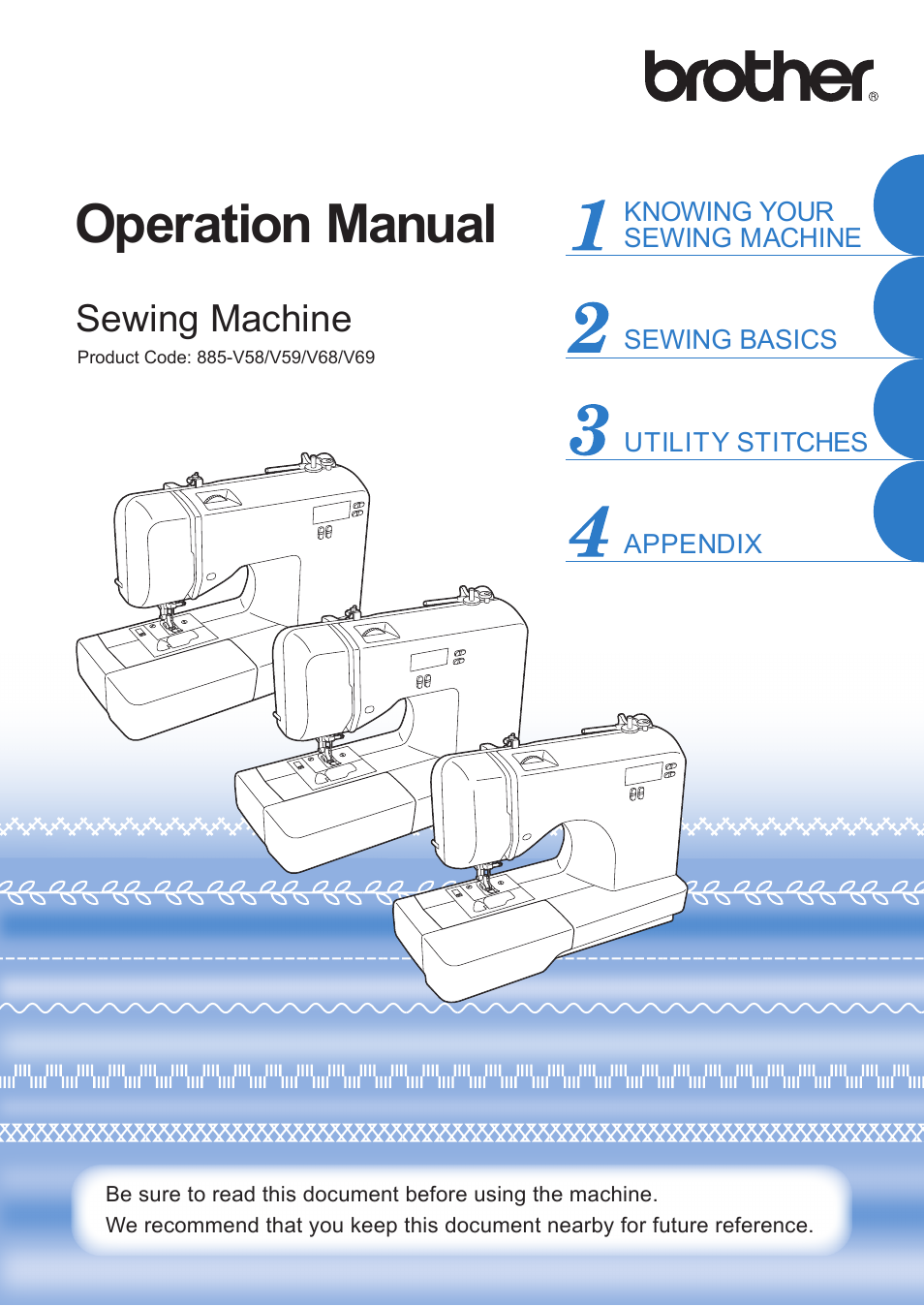 Brother DZ3000 User Manual | 116 pages