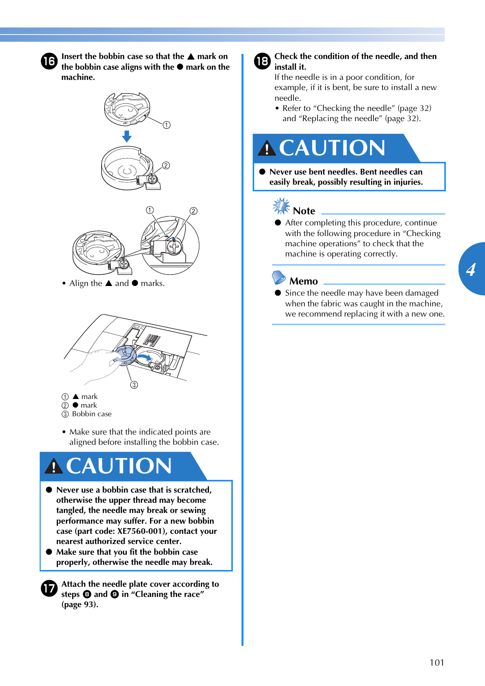 Caution | Brother DZ3000 User Manual | Page 103 / 116