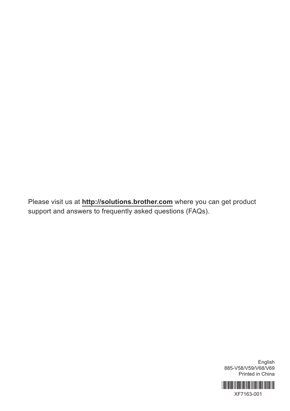 Operation manual, Sewing machine | Brother DZ3000 User Manual | Page 116 / 116