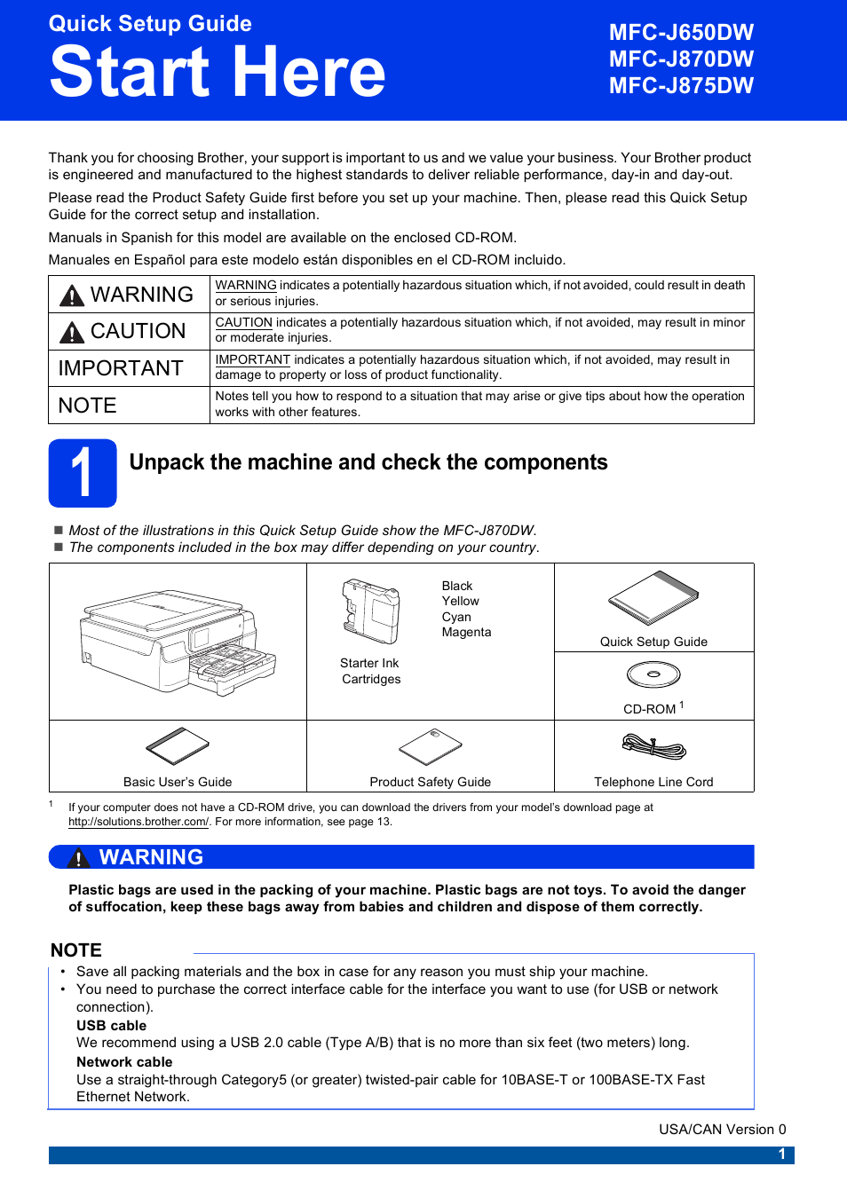 Brother MFC-J870DW User Manual | 46 pages