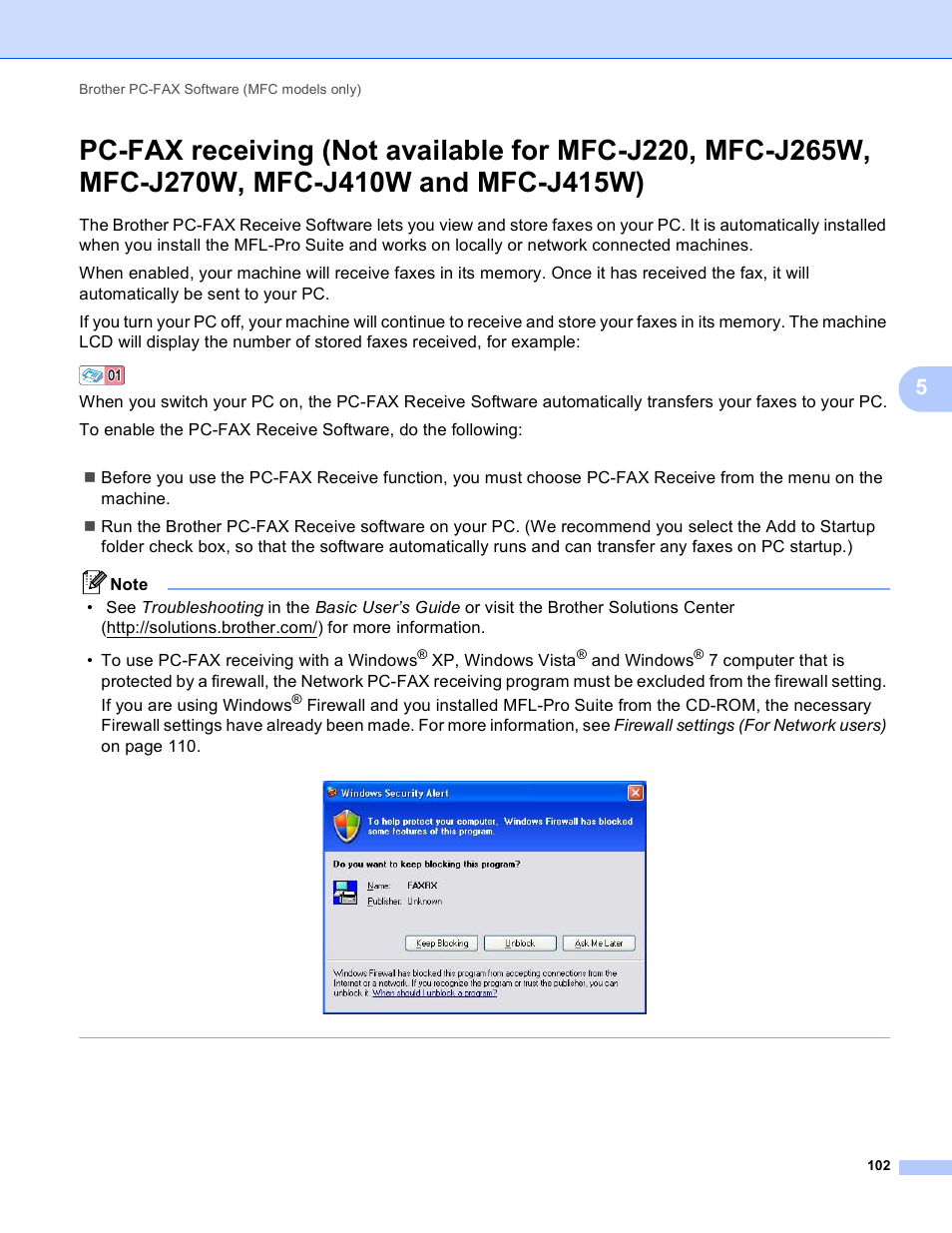 Mfc-j415w) | Brother MFC-J410W User Manual | Page 108 / 205