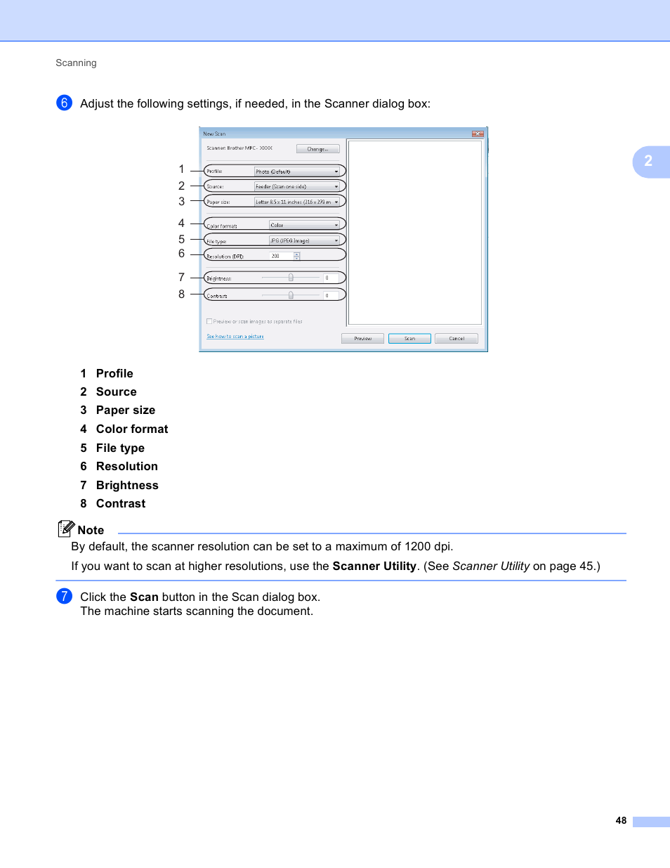 Brother MFC-J410W User Manual | Page 54 / 205