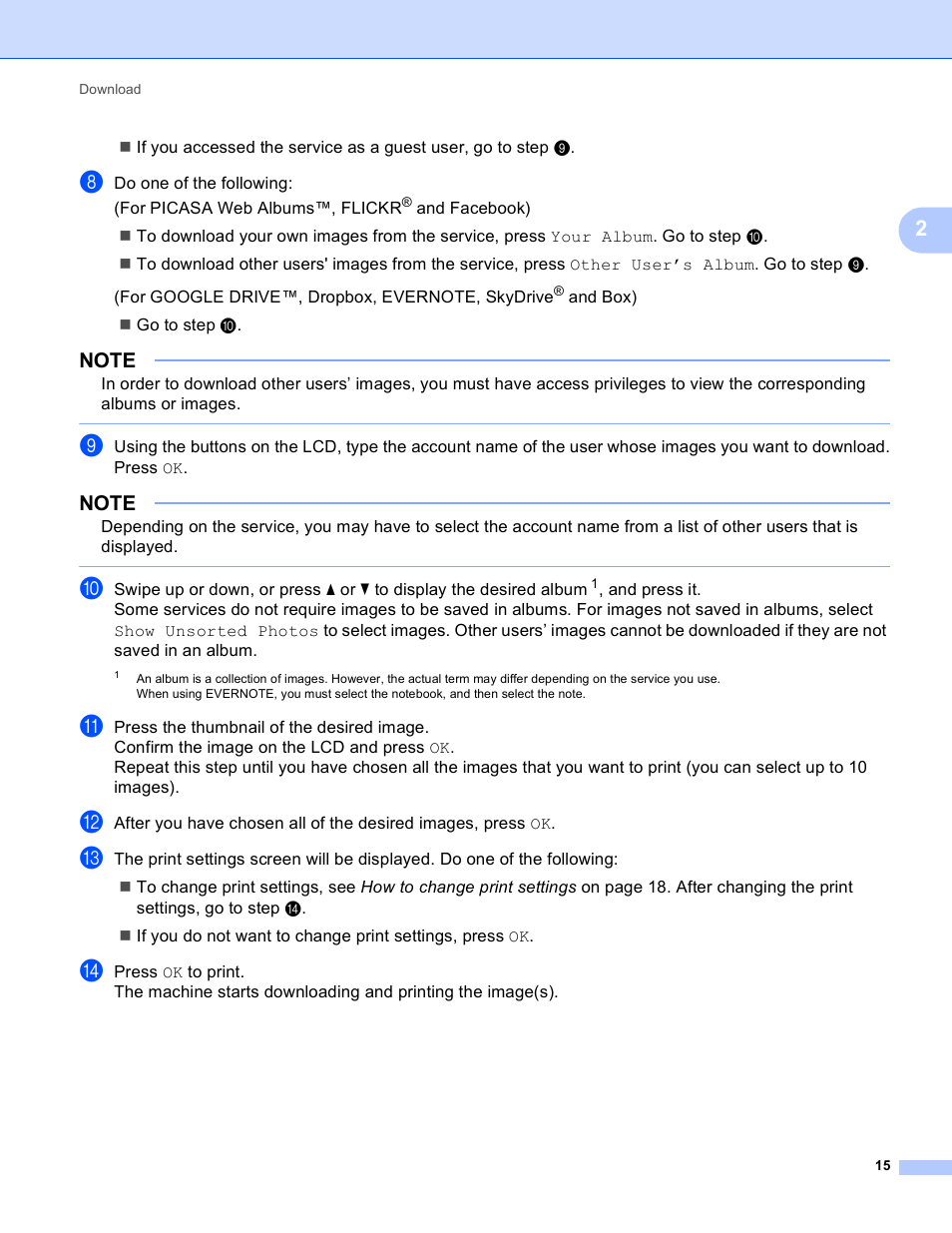 Brother MFC-J4510DW User Manual | Page 18 / 40