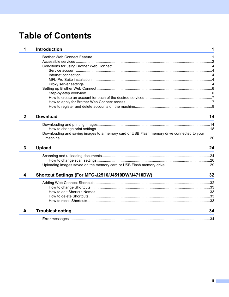 Brother MFC-J4510DW User Manual | Page 3 / 40