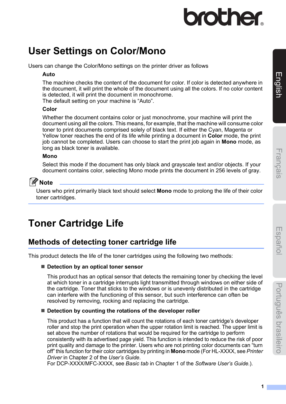 Brother HL-3045CN User Manual | 11 pages