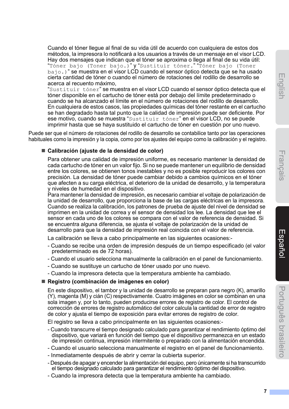 English | Brother HL-3045CN User Manual | Page 7 / 11