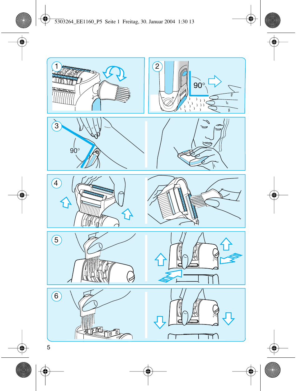 Braun EE1160 Silk-épil SuperSoft Plus User Manual | Page 4 / 47