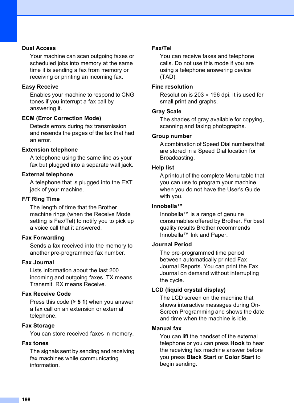 Brother MFC-495CW User Manual | Page 214 / 224