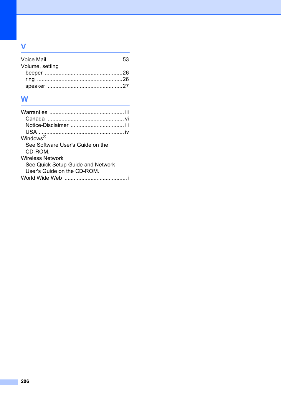 Brother MFC-495CW User Manual | Page 222 / 224