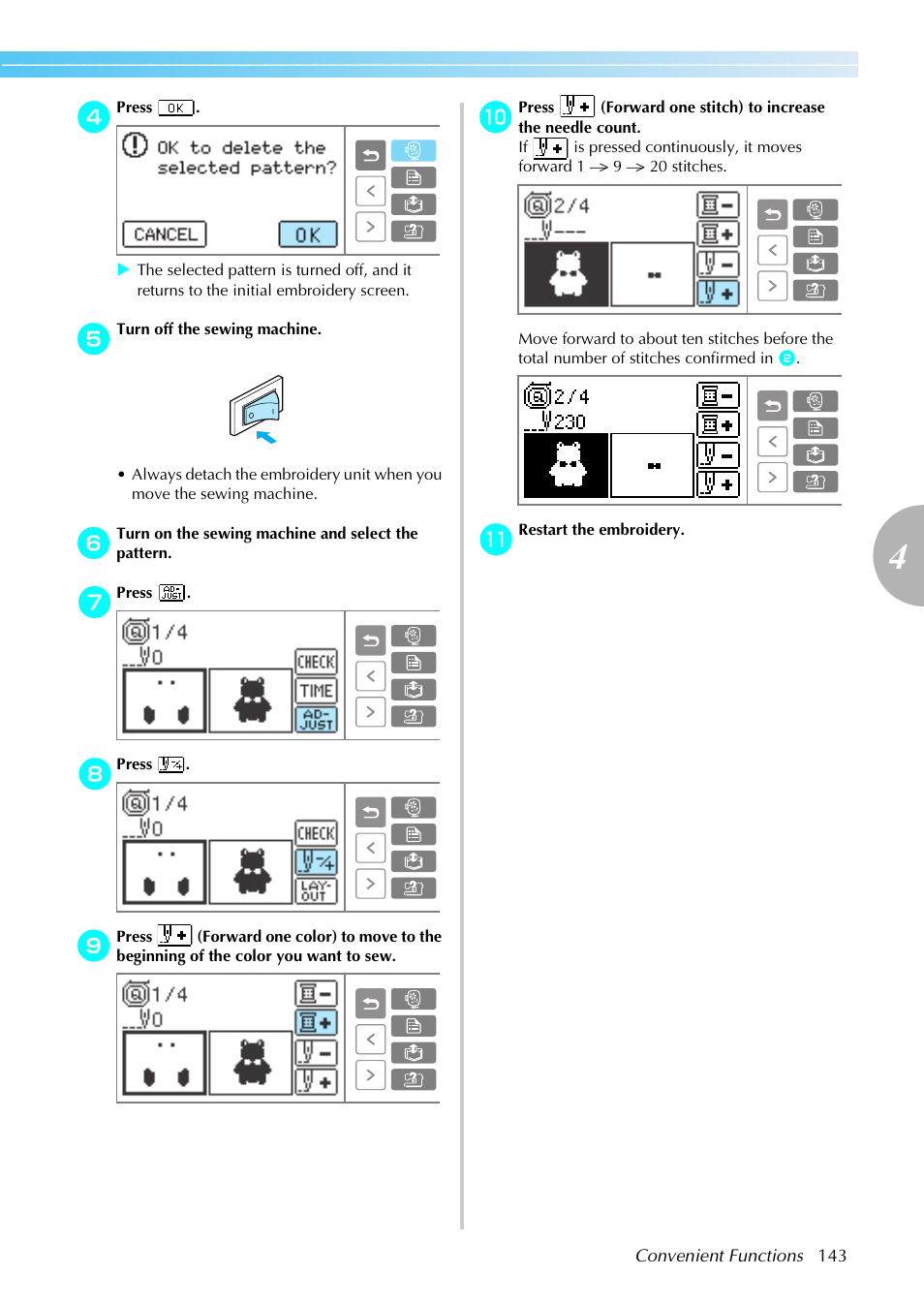 Brother SE-270D User Manual | Page 149 / 166