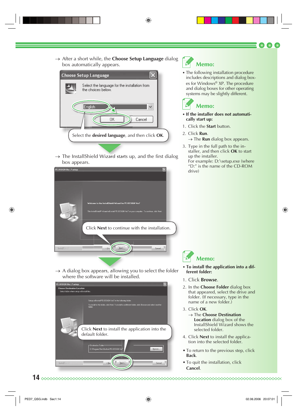 Brother PE-DESIGN Ver.7 User Manual | Page 16 / 50