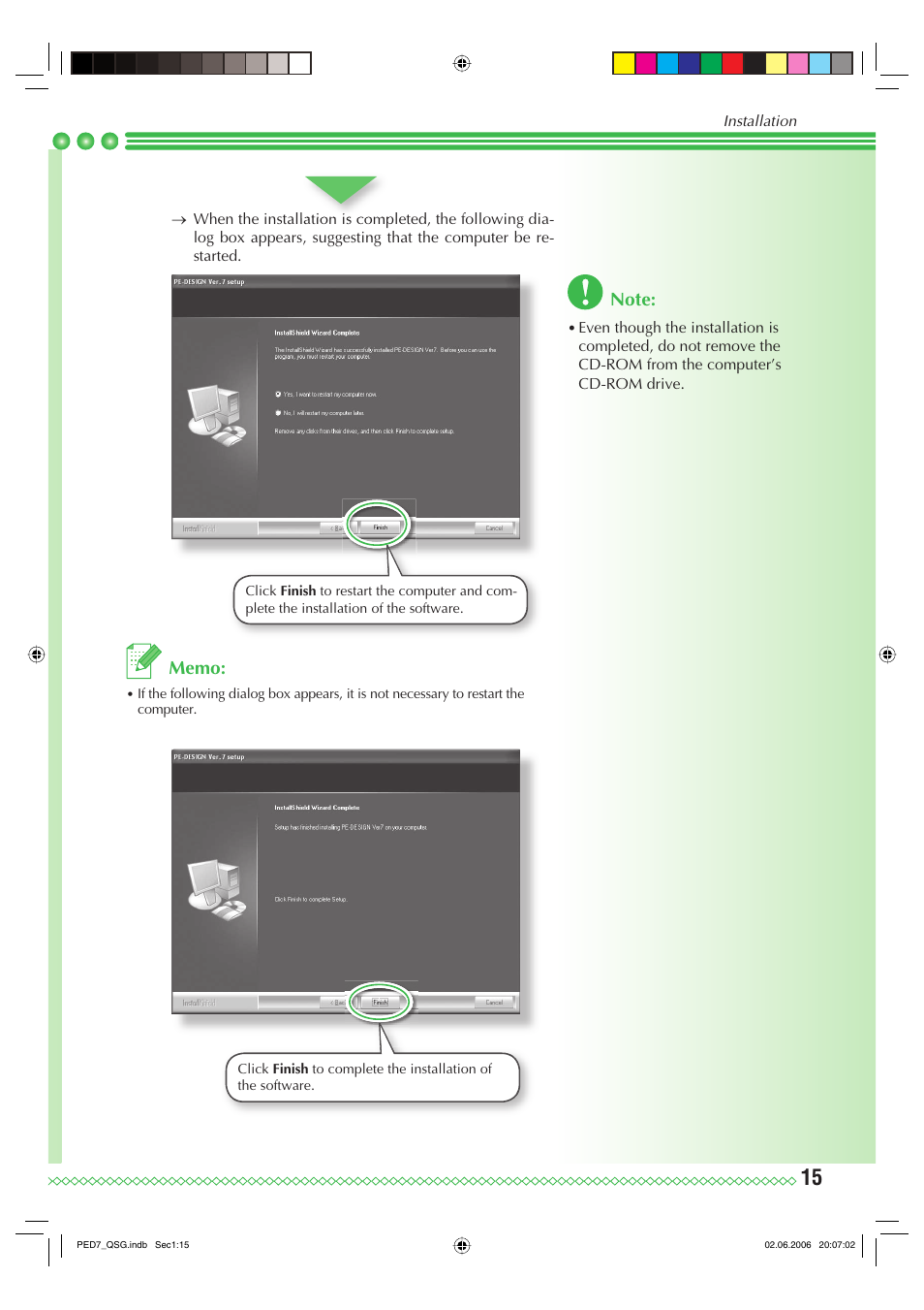 Brother PE-DESIGN Ver.7 User Manual | Page 17 / 50