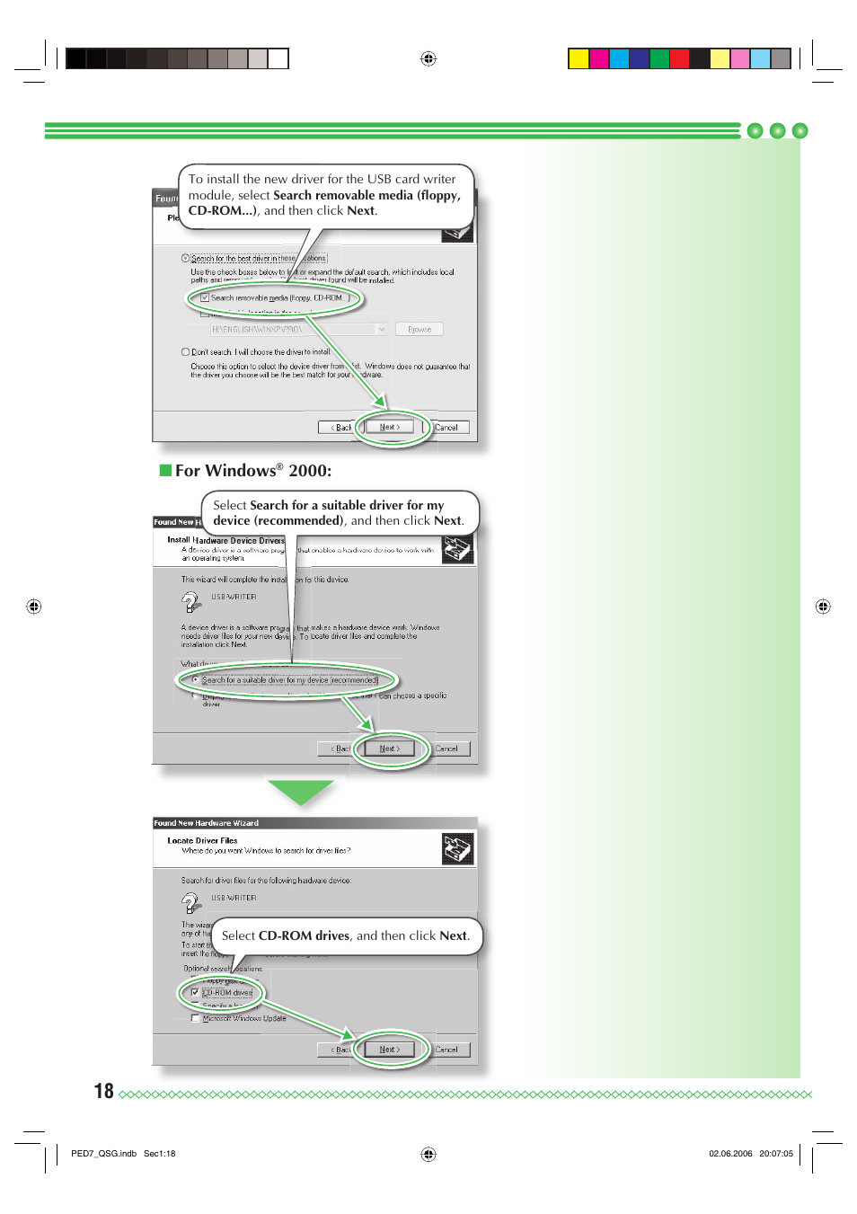 For windows | Brother PE-DESIGN Ver.7 User Manual | Page 20 / 50