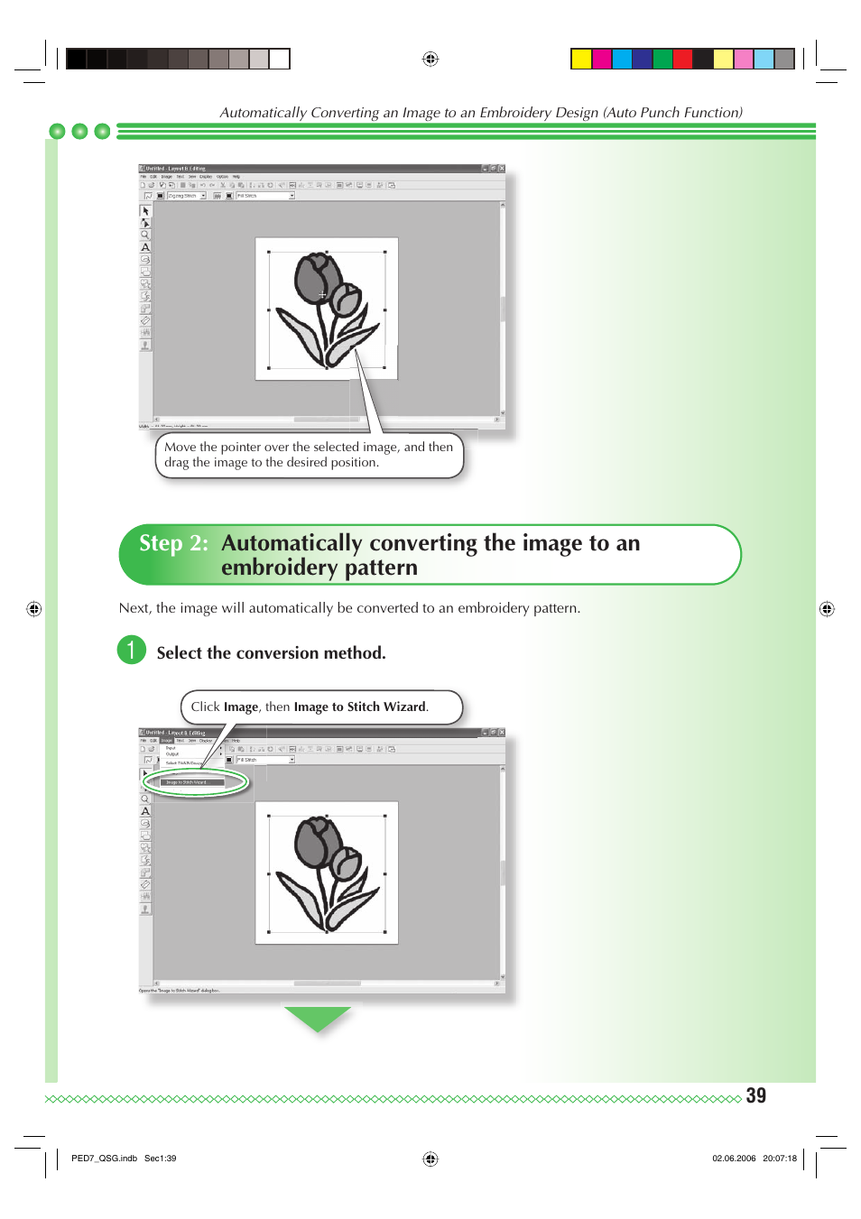 Brother PE-DESIGN Ver.7 User Manual | Page 41 / 50