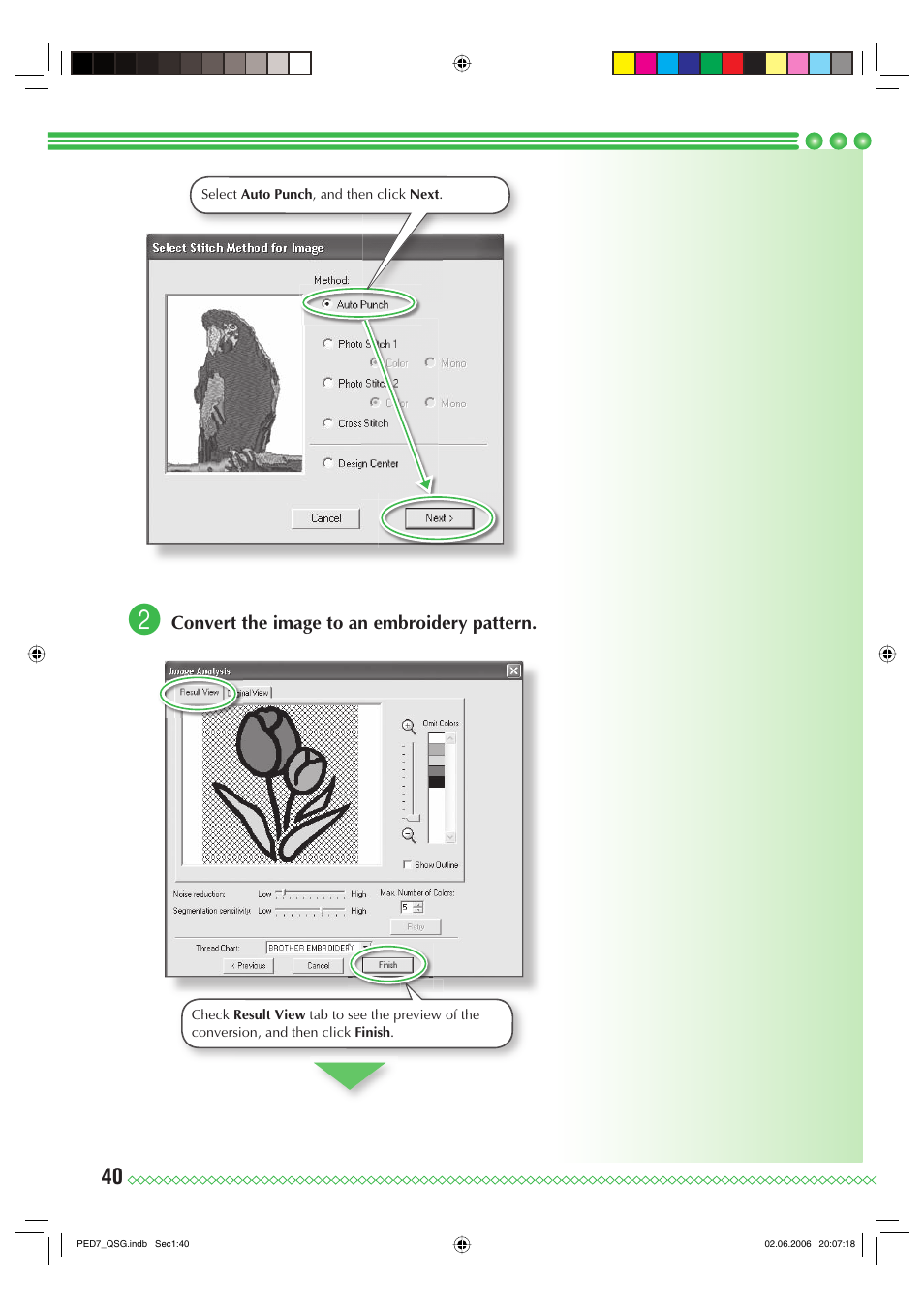Brother PE-DESIGN Ver.7 User Manual | Page 42 / 50