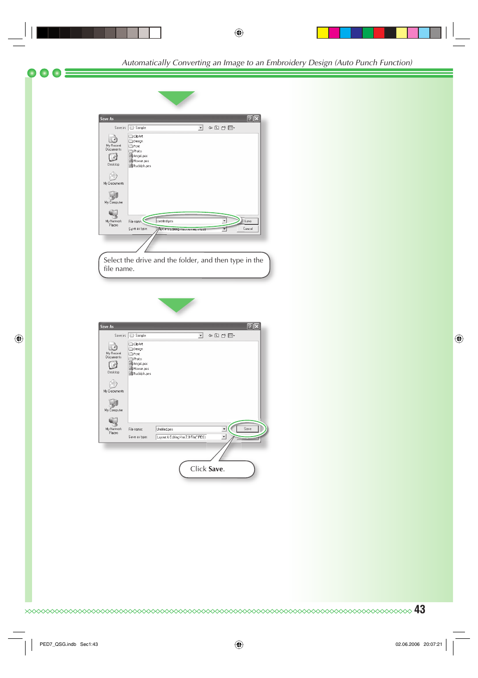 Brother PE-DESIGN Ver.7 User Manual | Page 45 / 50