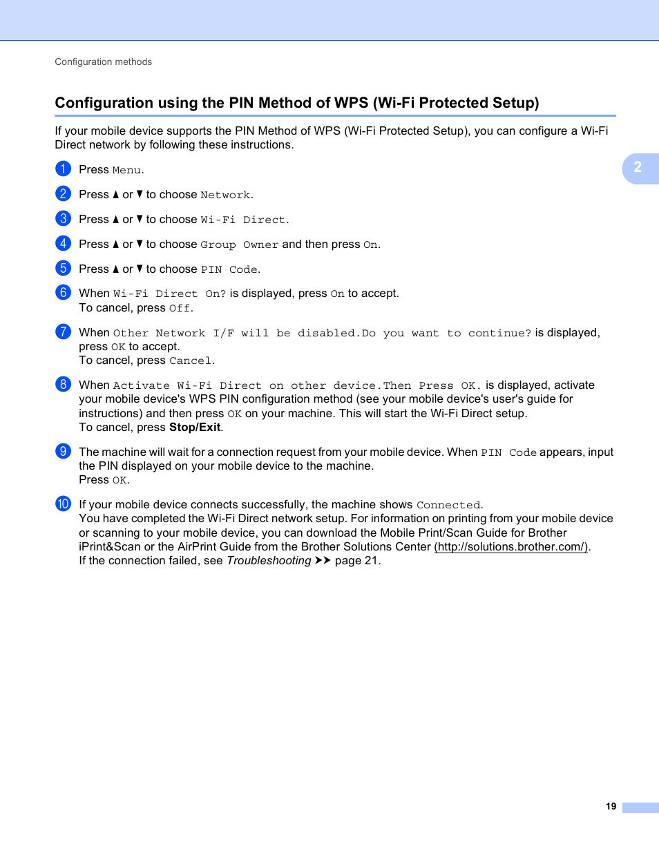 Brother HL-6180DWT User Manual | Page 22 / 30