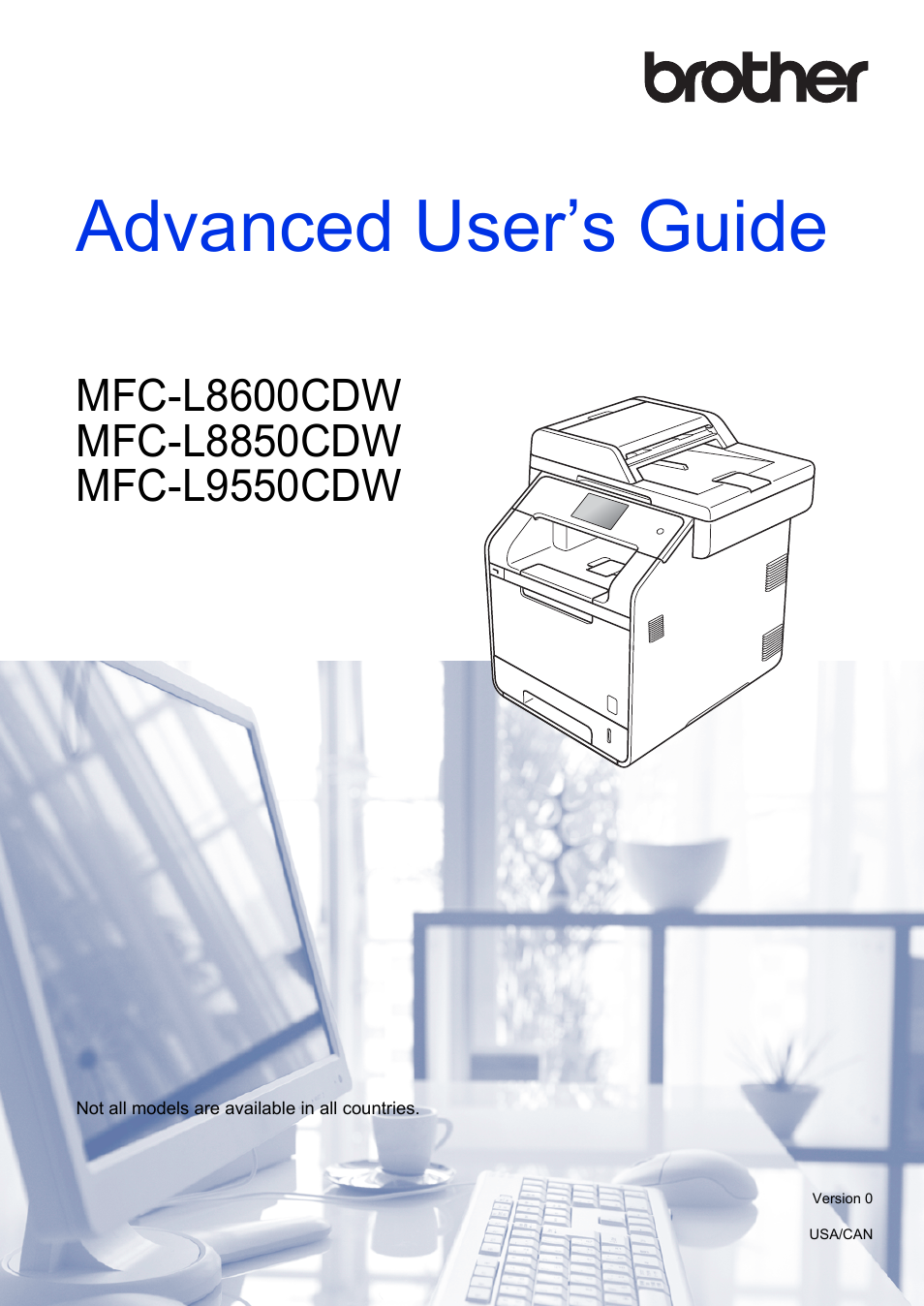 Brother MFC-L8600CDW User Manual | 108 pages