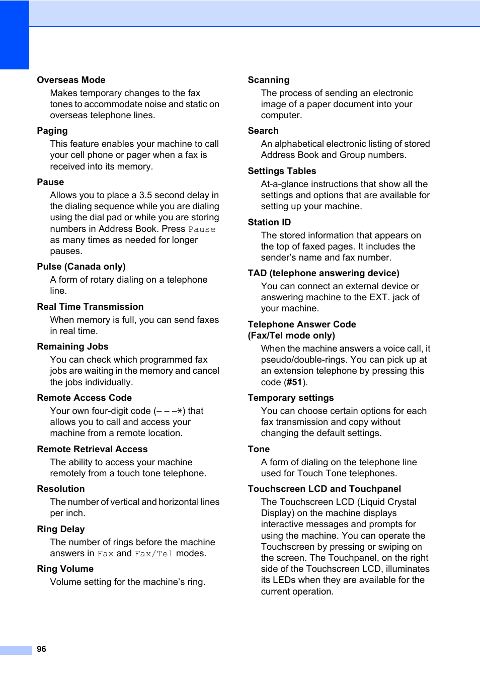 Brother MFC-L8600CDW User Manual | Page 102 / 108