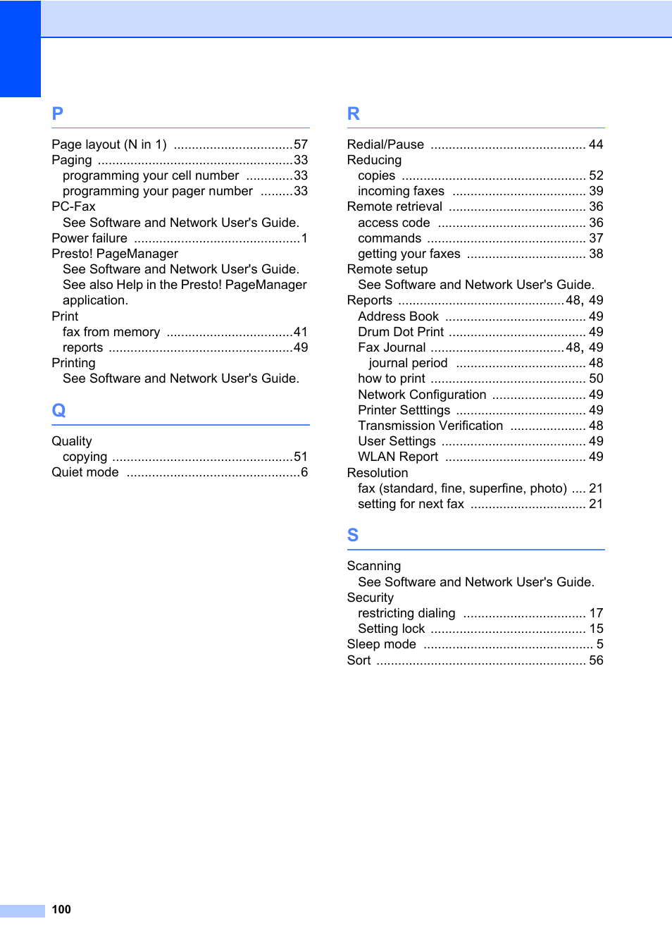 Brother MFC-L8600CDW User Manual | Page 106 / 108