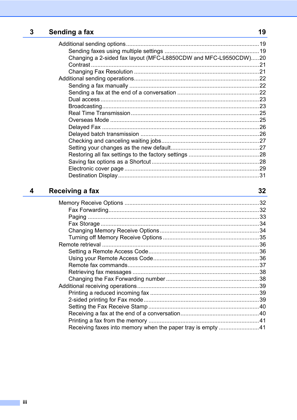 Brother MFC-L8600CDW User Manual | Page 4 / 108