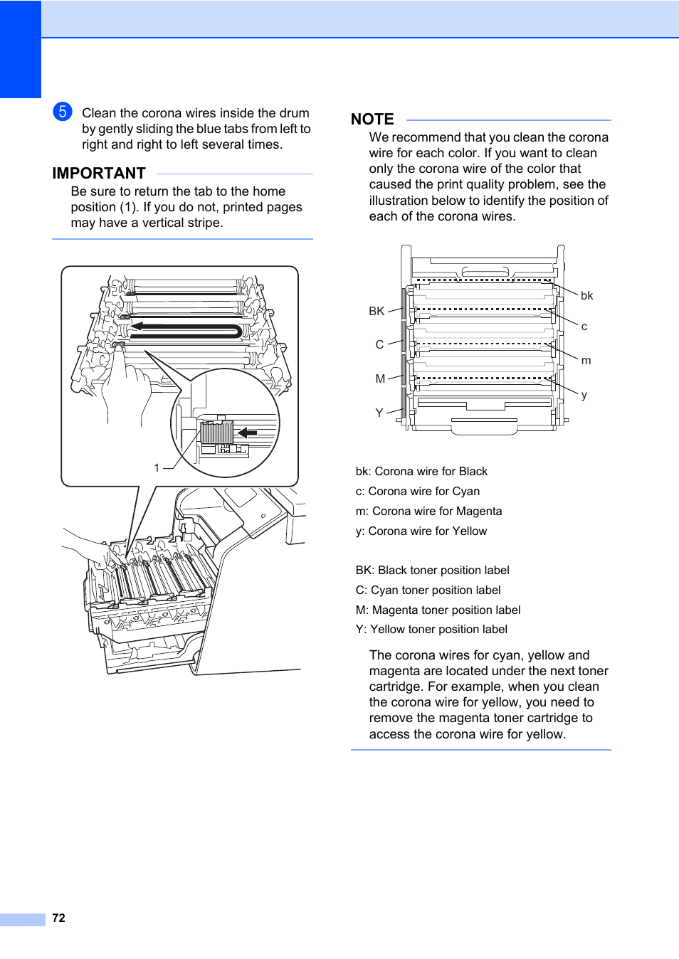 Important | Brother MFC-L8600CDW User Manual | Page 78 / 108