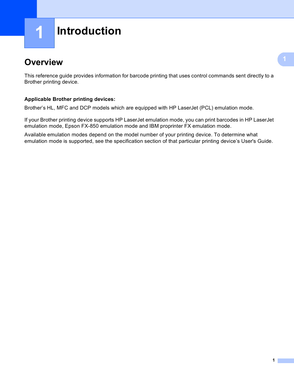 Introduction, Overview | Brother HL-6180DWT User Manual | Page 2 / 9