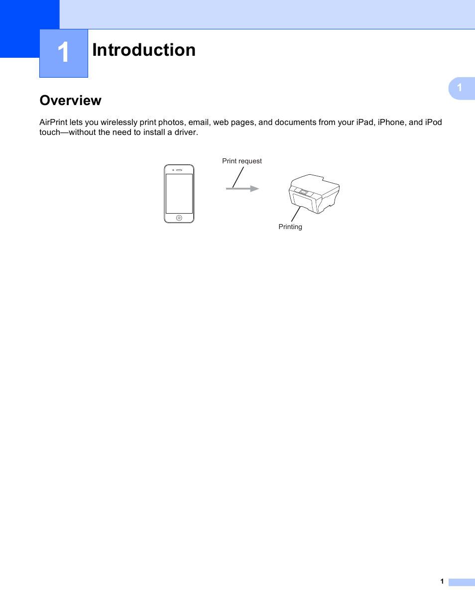 1 introduction, Overview, Introduction | Brother MFC-J4310DW User Manual | Page 4 / 13