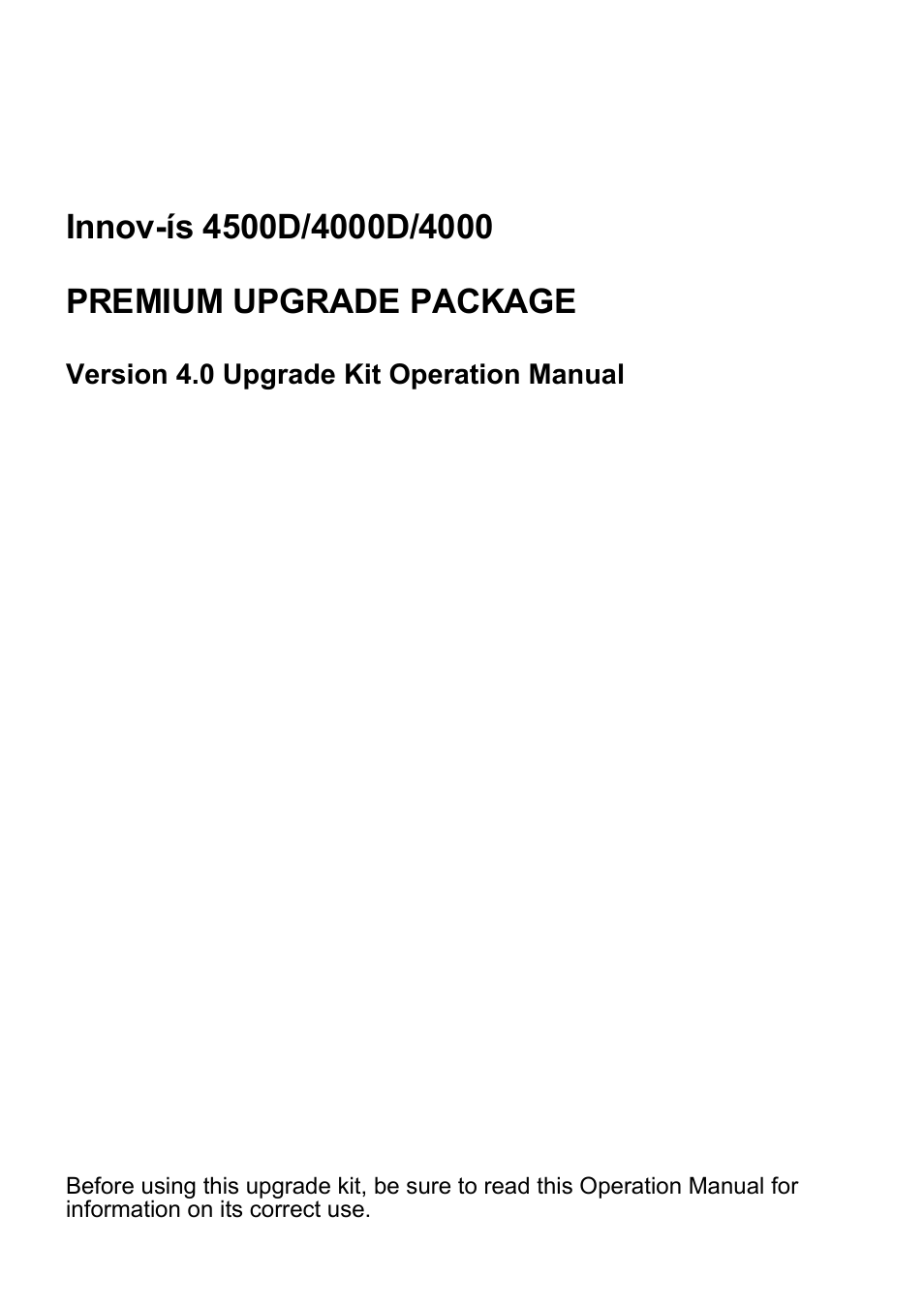 Brother Innov-is 4750D User Manual | 26 pages