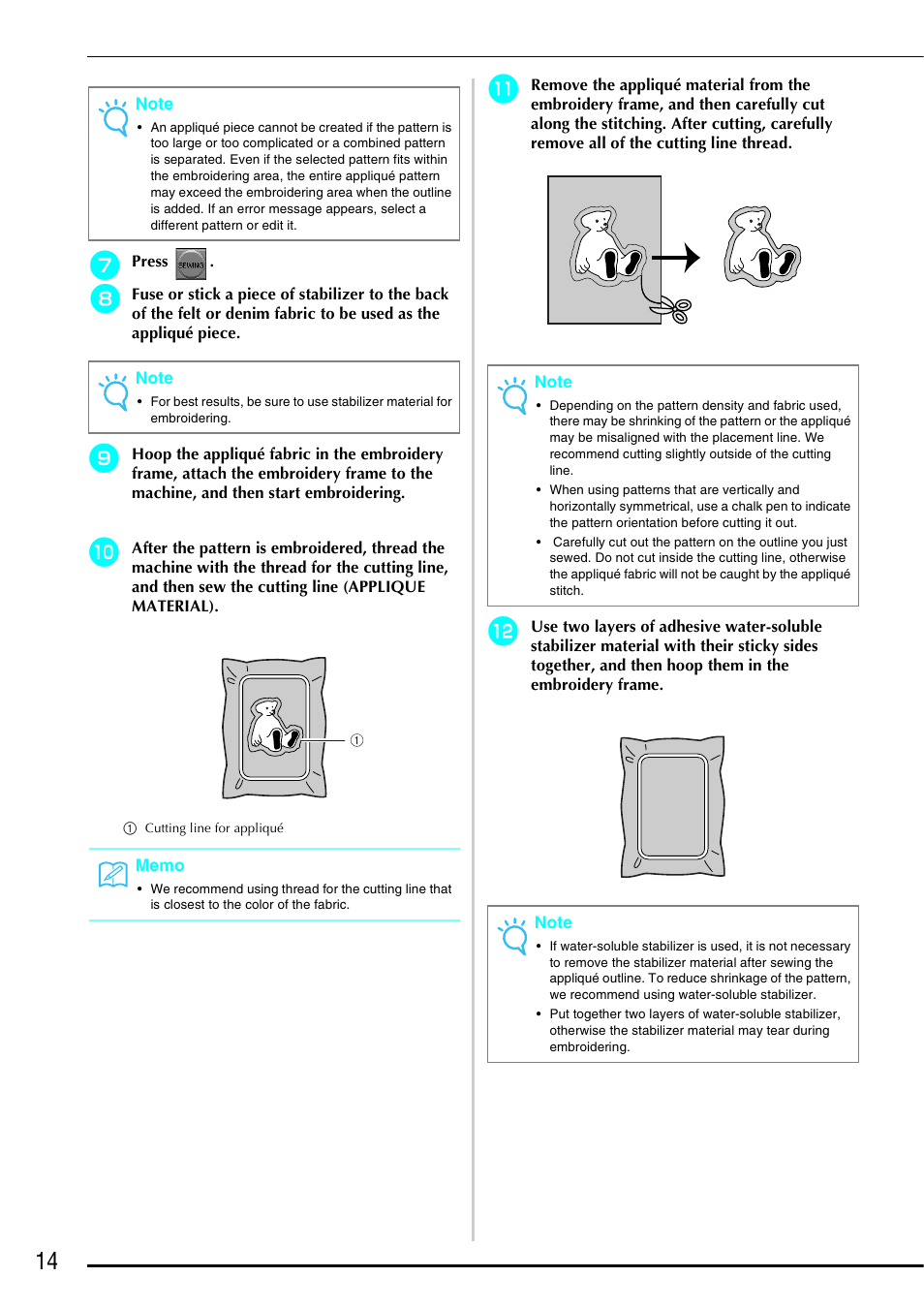 Brother Innov-is 4750D User Manual | Page 15 / 26