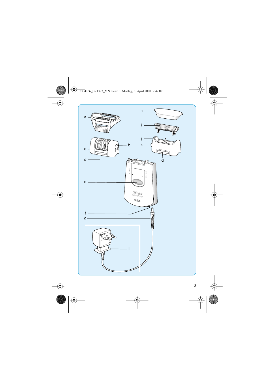 Braun ER1373 Silk-épil SuperSoft Plus User Manual | Page 3 / 59