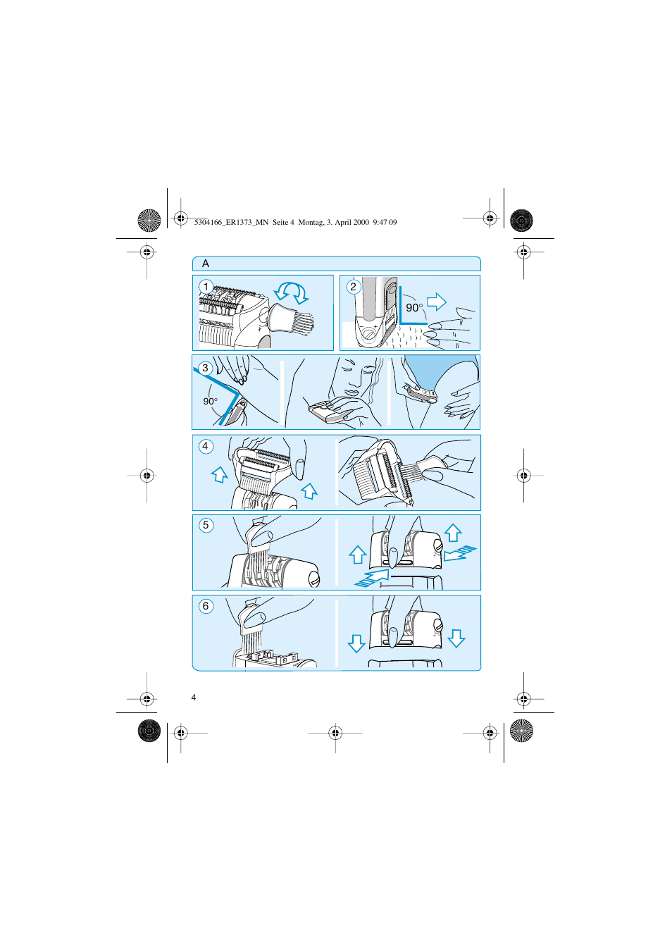 Braun ER1373 Silk-épil SuperSoft Plus User Manual | Page 4 / 59