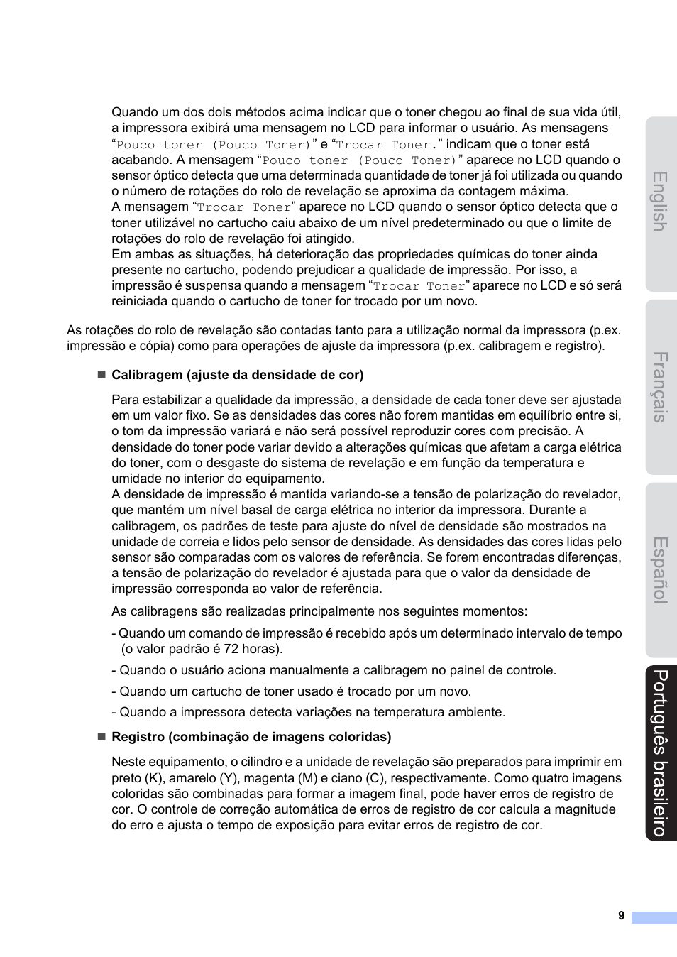 English | Brother HL 4570CDWT User Manual | Page 9 / 11