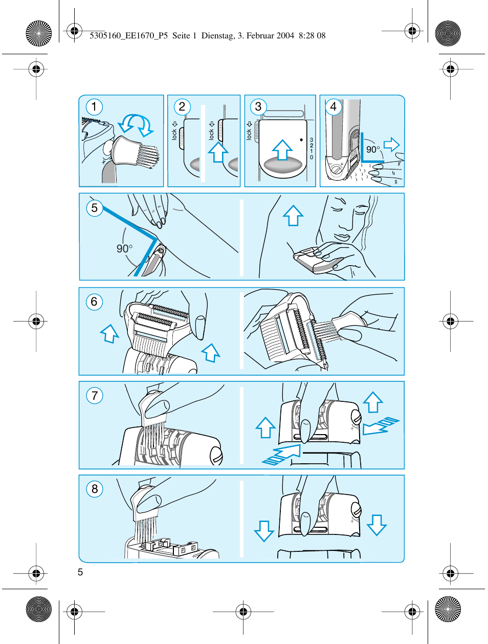 Braun EE1660 Silk-épil SuperSoft Plus User Manual | Page 4 / 59