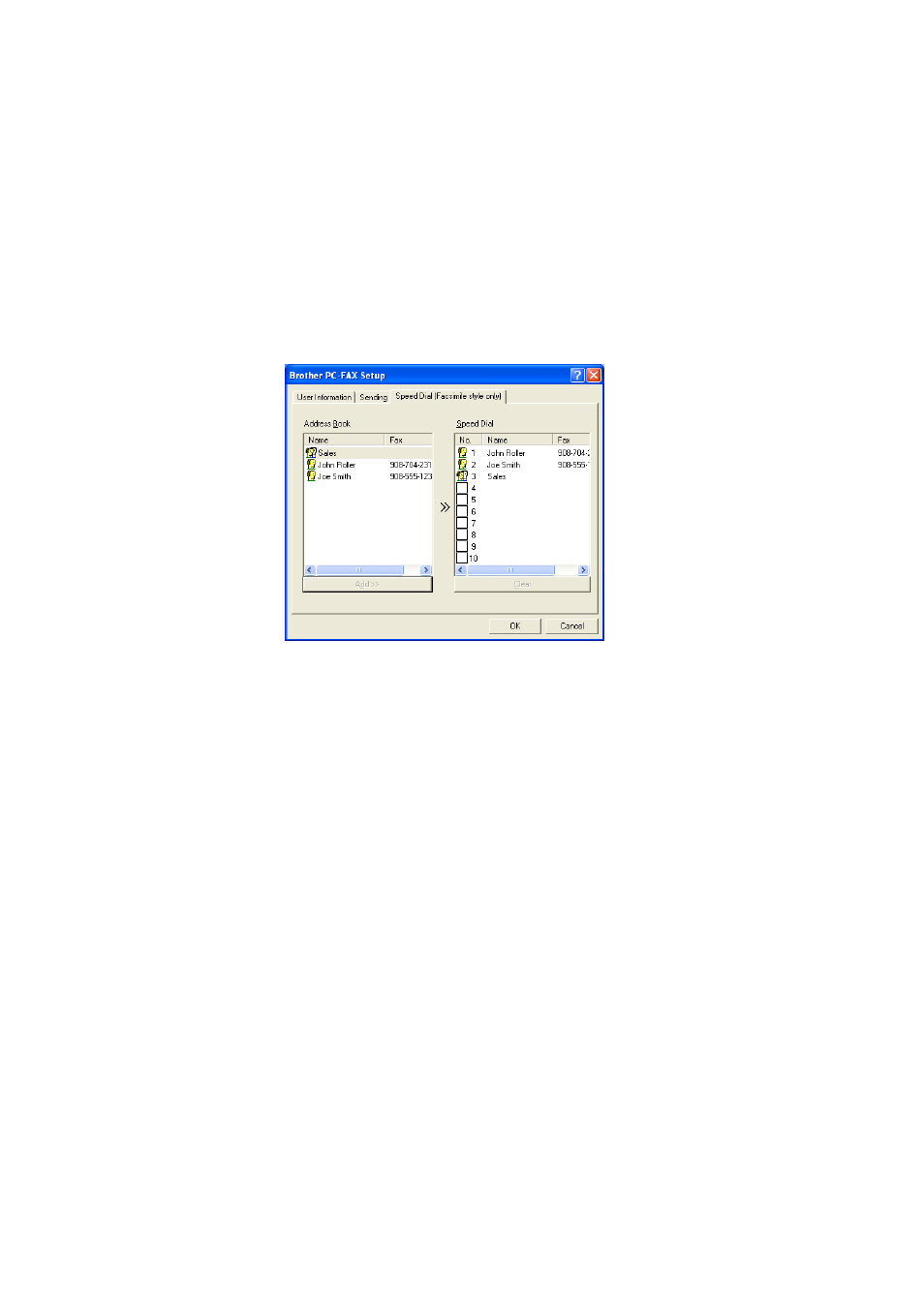 Speed-dial setup, Speed-dial setup -6 | Brother FAX 1920CN User Manual | Page 32 / 66