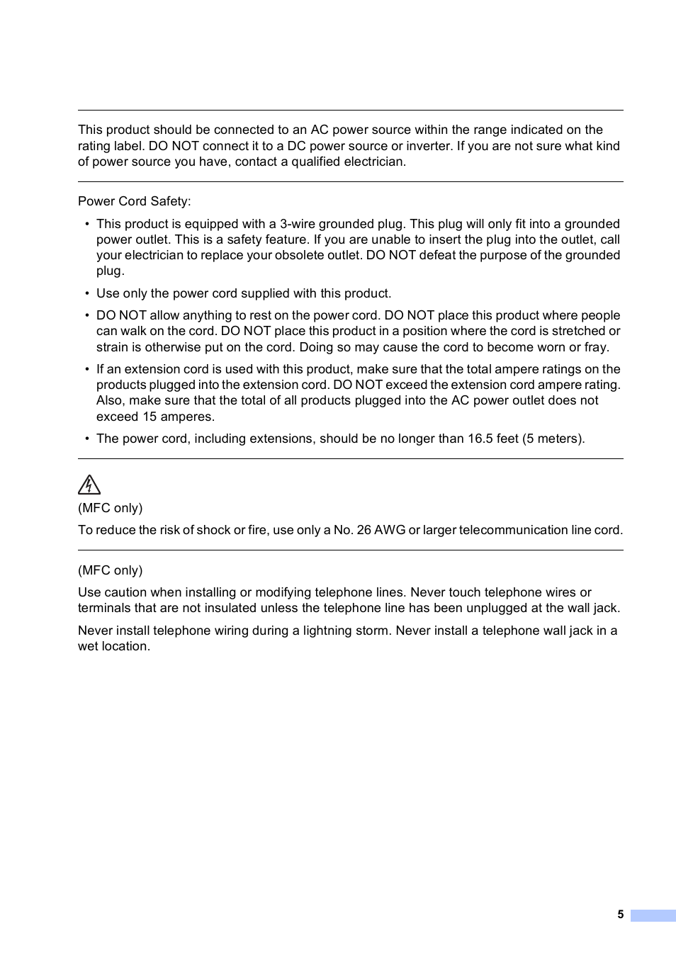 Brother MFC-9460CDN User Manual | Page 5 / 20